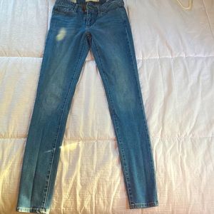 Levis high rise skinny jeans size 0